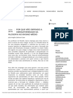 Anpof - Por Que Nao Defendo A Obrigatoriedade Da Filosofia No Ensino Medio