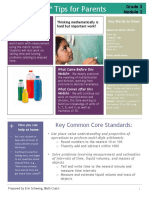 Eureka Math Grade 3 Module 2 Parent Tip Sheet 1