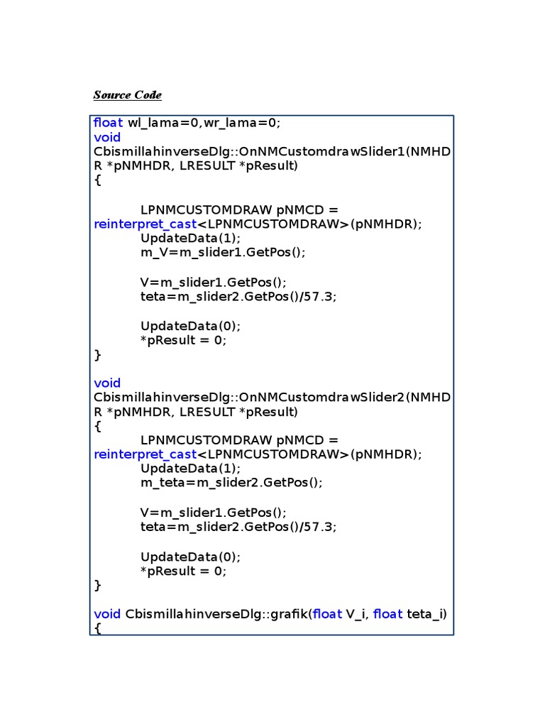 Source Code Float Void PDF