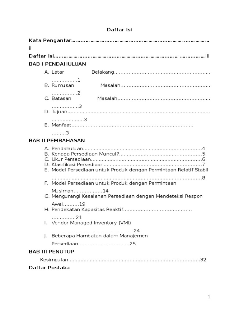 Makalah Manajemen Operasional