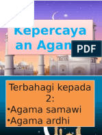 Kepercayaan Agama