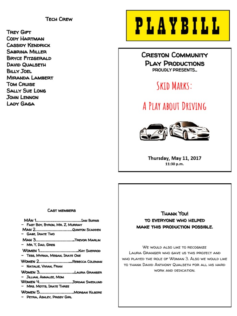 Playbill PDF