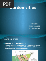 Garden Cities: P.Swathi 13031AA102 VII Semester