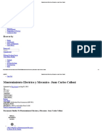 Mantenimiento Electrico y Mecanico - Juan Carlos Calloni PDF