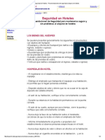 La Seguridad en Hoteles - Recomendaciones de Seguridad Al Alojarse en Hoteles