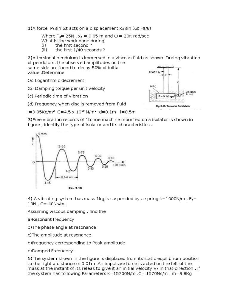Engineering Vibration Analysis Techniques | PDF | Teaching Methods ...