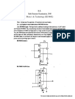 B.E. Sixth Semester Examination, 2010 Mosic's & Technology (EE-306-E)