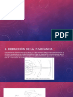 Deducción de La Irradiancia