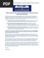 Jobs and Economy - Real Solutions New Jobs - Roadmap To Florida's Future - Parts I and II