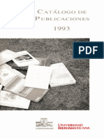 Catalogo Publicaciones 1993