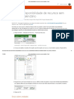 Alterar a Disponibilidade de Recursos Sem Usar Um Calendário - Project