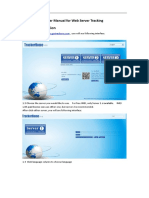 User Manual For Web Server Tracking From Mandy-Coban 20160519