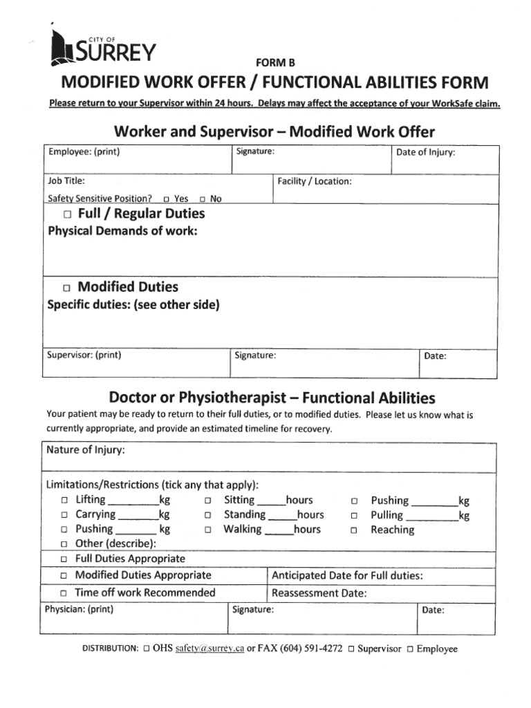 WCB Modified Duties Form1 PDF