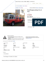 Ford Ranger 4 Puertas Con Cabina - Año 2006 - 100000 Km - En Mercado Libre