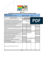 Check List (Planillas) Obra Supervision Informe