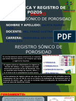 Registro Sonico de Porosidad Diapositiva Yuli 2017