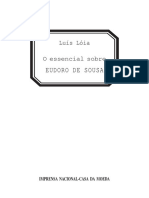 O Essencial Sobre Eudoro de Sousa PDF