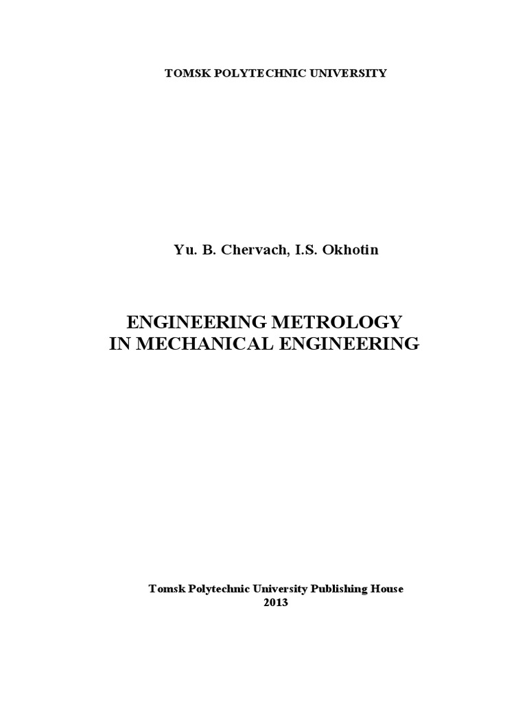 Engineering Metrology PDF | PDF | International System Of Units ...