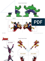 DM Marvel Avengers Character Playset Printables 1010 - 1 - 0 PDF