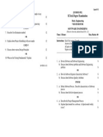 Unit-Iii: B.Tech. Degree Examination