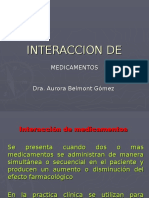 Gonzalez GuiaResidencias 1a Diapositivas Area 03 Interaccion de Medicamentos