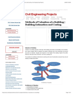 Methods of Valuation of A Building - Building Estimation and Costing - Civil Engineering Projects