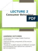 Consumer Behaviour LECTURE 2 Service Experience