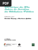 Diretrizes Da Ifla Sobre Os Serviços Da Bibliotecas Públicas