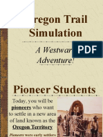 Oregon Trail Simulation: A Westward Adventure!