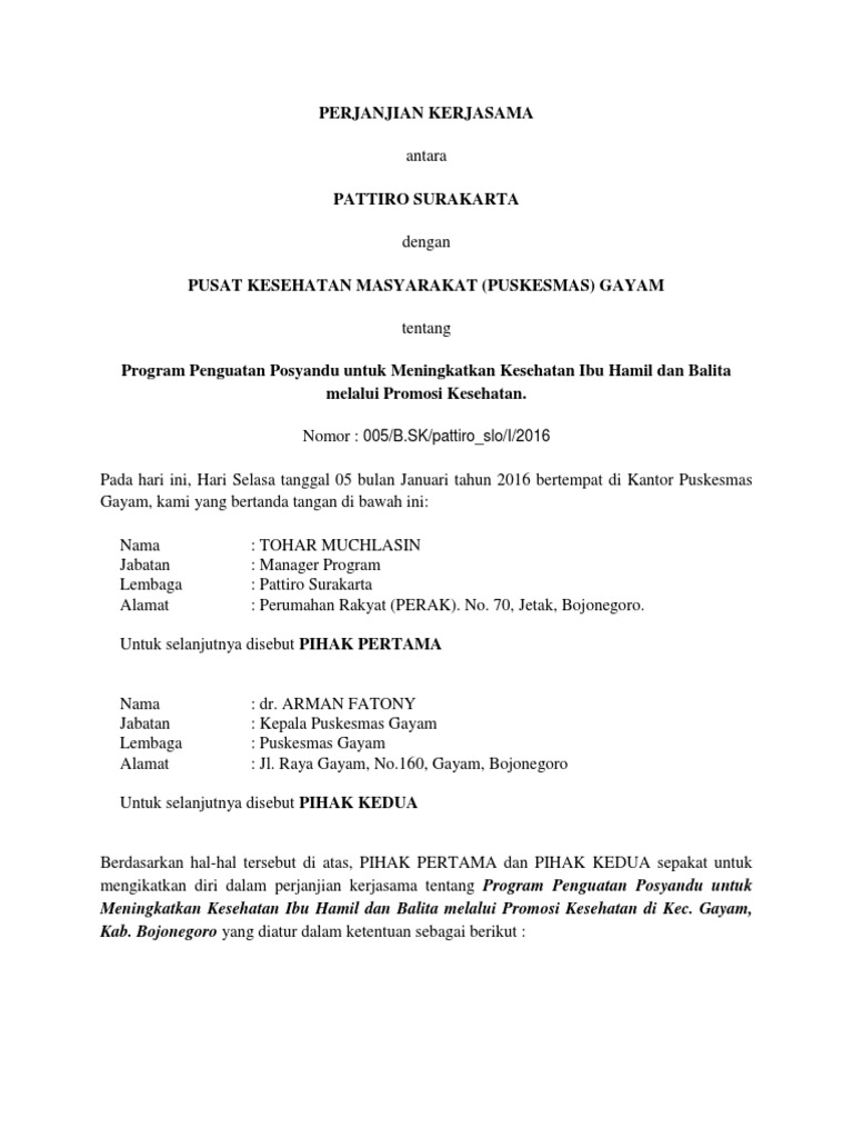 Contoh Surat Pemberitahuan Sekolah Ke Puskesmas