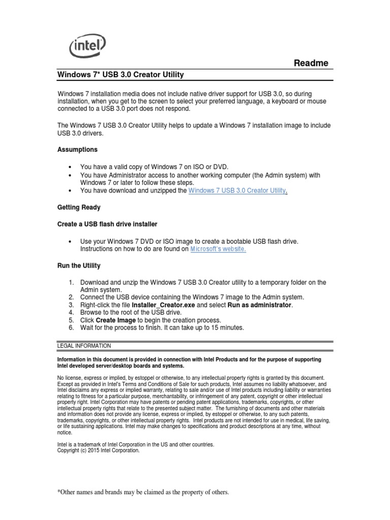 Installer Creator Readme PDF | PDF | Windows 7 | Microsoft Windows