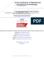 Investigation of Steady Compressible Flow Through Thick Orifices