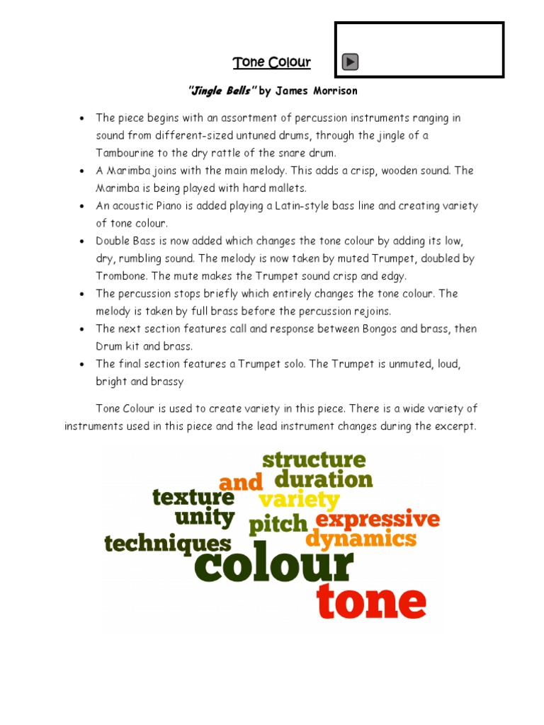 Tone Colour: 