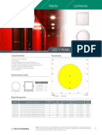 LED V Panel Sobrepuesto A