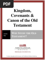 Download Kingdom Covenants and Canon of the Old Testament - Lesson 1 - Transcript by Third Millennium Ministries SN34651820 doc pdf