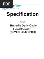 PLDT Figure 8 Fiber Optic Cable Specs | PDF | Optical Fiber | Wire