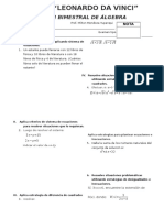 2ºc - Examen Bimestral 5º Sec.