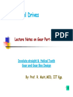 1-Mechanical Drive Note On Gear (08-15 Jan 2014) PDF