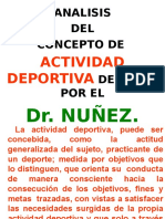 Analisis Del Concepto Activ. Deportiva - Dr. Nuñez.