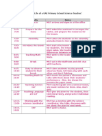 Table 5: A Day in The Life of A UAE Primary School Science Teacher.'