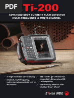 E NDE: Advanced Eddy Current Flaw Detector Multi-Frequency & Multi-Channel