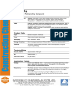 Chem 4a: Quick Setting Waterproofing Compound