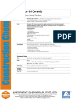 Chemdur - 54 Ceramic: Emulsified, Epoxy Mortar Tile Grout