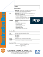 Chemdur - 41: Epoxy Resin Patching Mortar