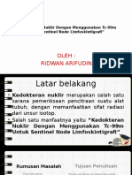 Kedokteran Nuklir Dengan Menggunakan Tc-99m Untuk Sentinel Node Limfoskintigrafi