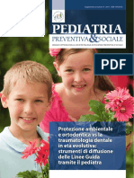 Protezione Ambientale e Ortodontica Verso La Traumatologia Dentale in Età Evolutiva Strumenti Di Diffusione Delle Linee Guida Tramite Il Pediatra