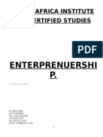 Entrepreneurship Notes Btep