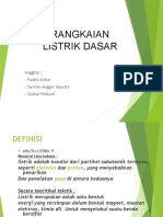 Rangkaian Listrik Dasar: Anggota: Fadhil Alfikri Sevrian Anggar Saputra Syukur Hidayat