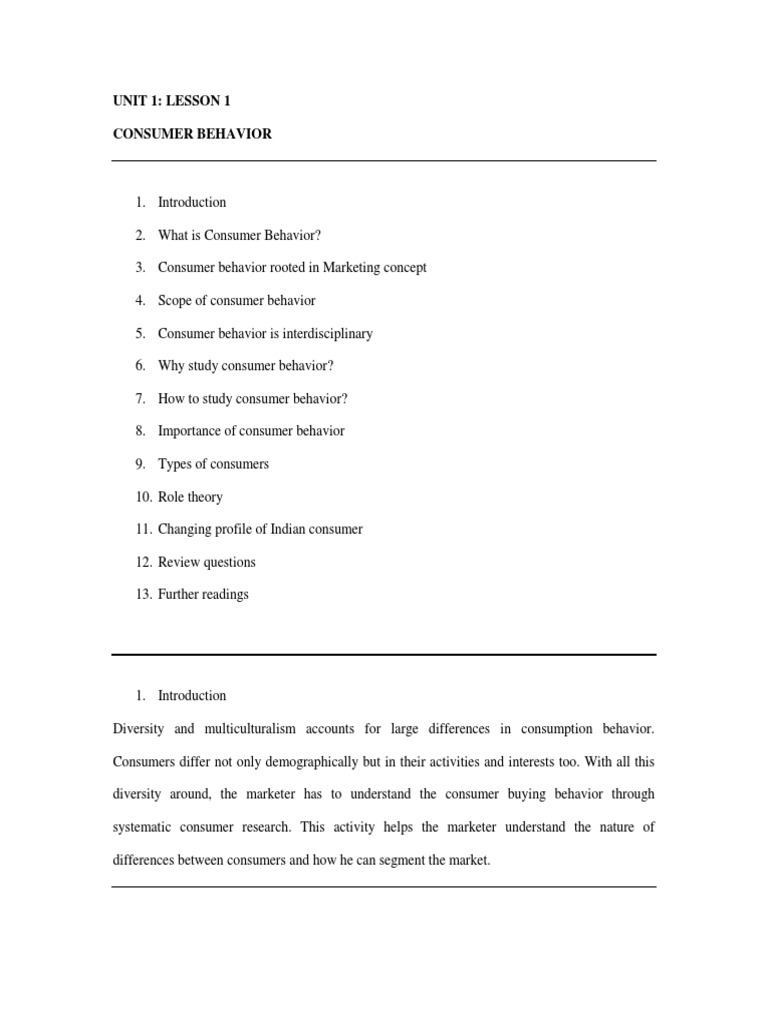 Understanding Consumer Behavior Basics | PDF | Consumer Behaviour ...