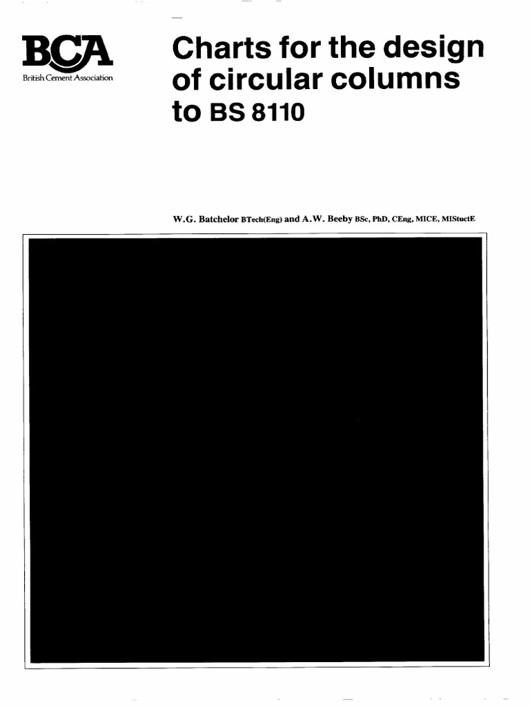 BS 8110 Charts For Structural Design PDF | PDF | Cement | Concrete